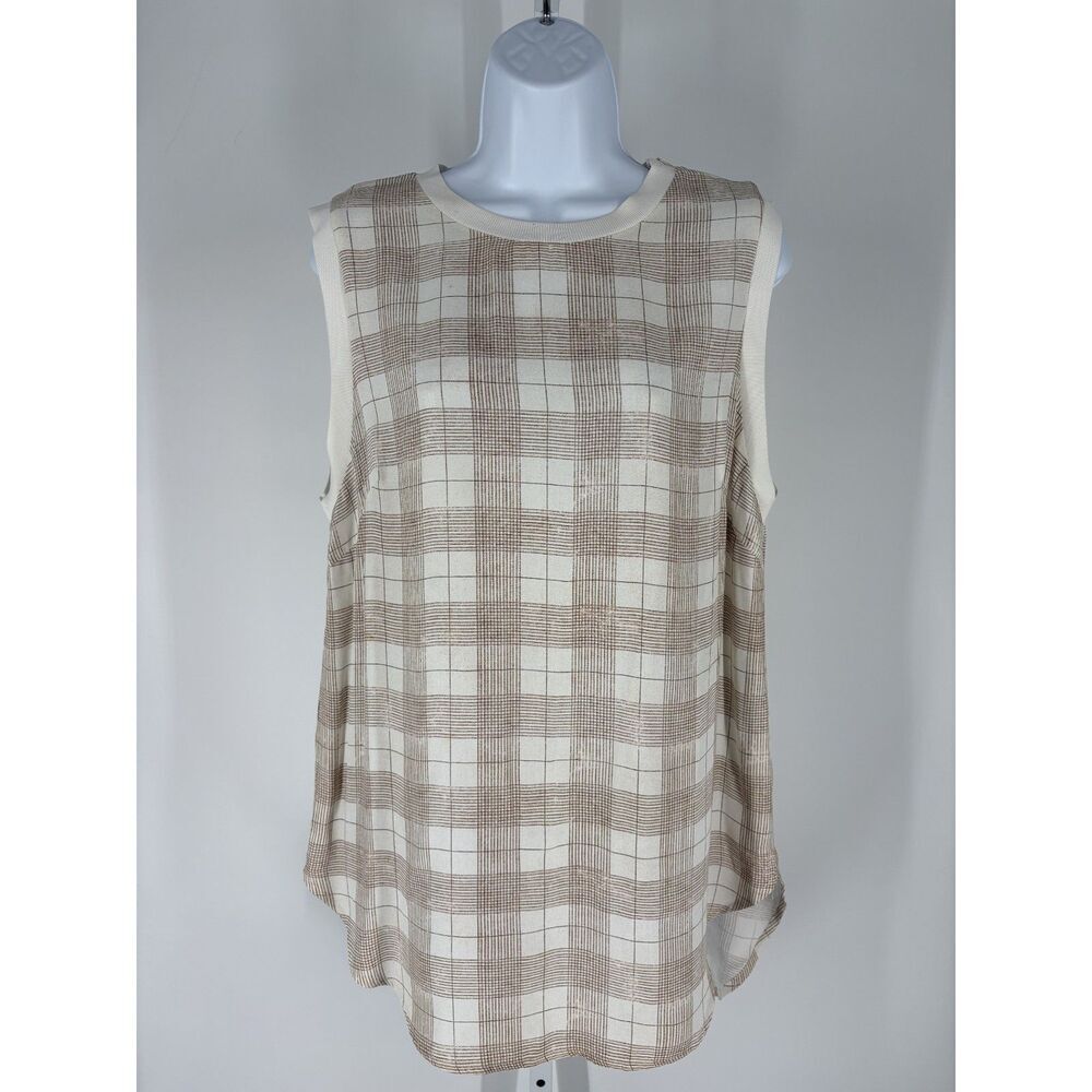 Zimmermann sleeveless windowpane check top